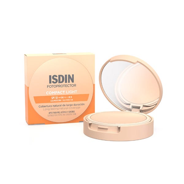 Компактная пудра SPF50 Матовый и естественный финиш ISDIN, Light
Компактная пудра SPF50 Матовый и естественный финиш ISDIN, Light