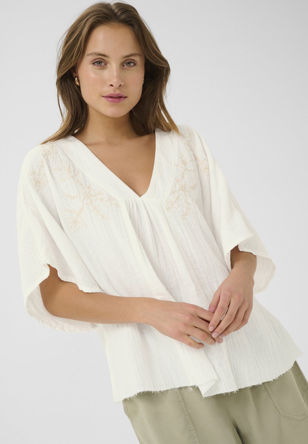 Блуза CUELLIS ELINA BRODERI Culture, кремовый
Блуза CUELLIS ELINA BRODERI Culture, кремовый