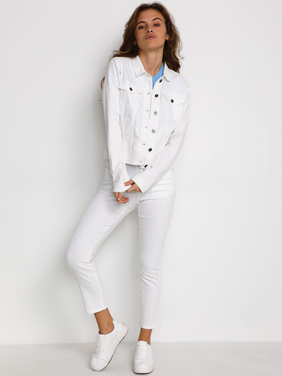 Джинсовая куртка KAFFE Zelina, Мел
Джинсовая куртка KAFFE Zelina, Мел