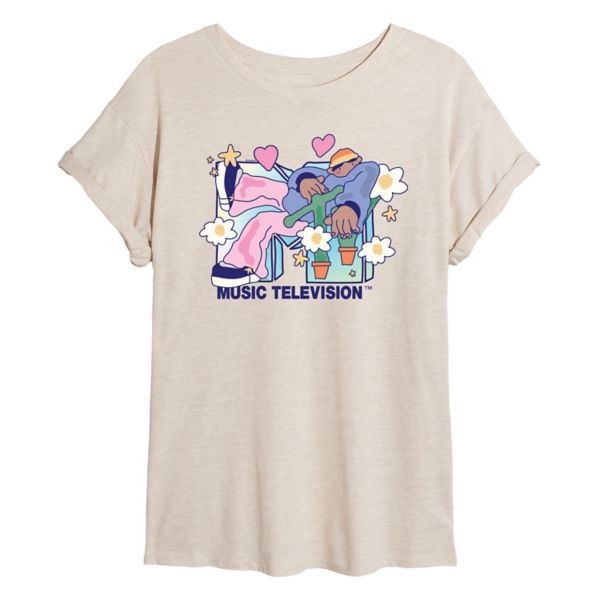 Детская оверсайз футболка MTV с ярким цветочным принтом Licensed Character, бежевый
Детская оверсайз футболка MTV с ярким цветочным принтом Licensed Character, бежевый