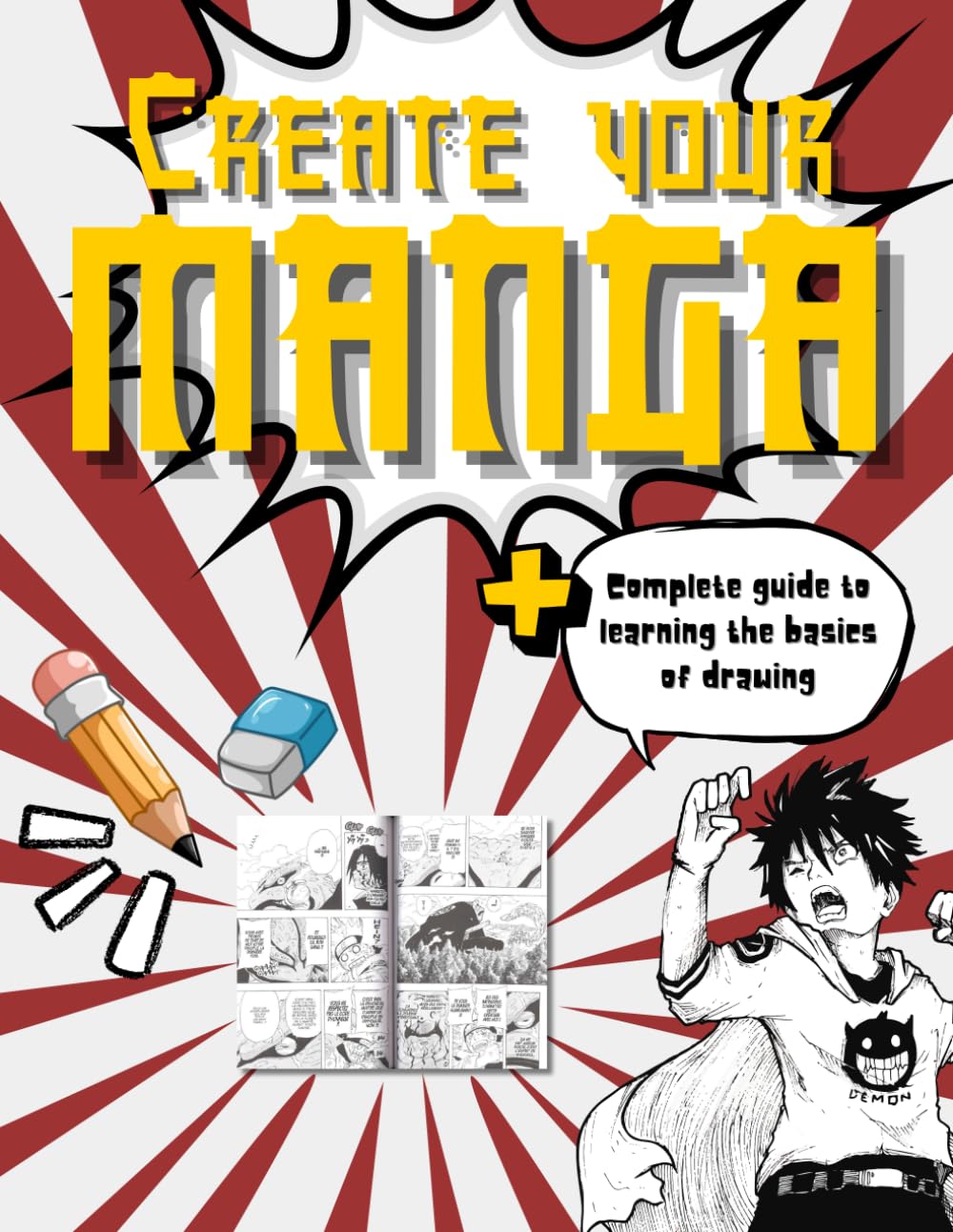 Create your manga : blank boards + Complete guide to learning the basics of drawing! great gift (Independently published)
Create your manga : blank boards + Complete guide to learning the basics of drawing! great gift (Independently published)