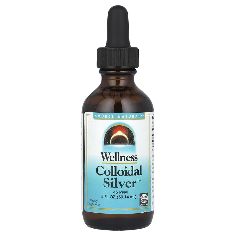 Source Naturals, Wellness Colloidal Silver , 45 част. / Млн, 59,14 мл (2 жидк. унц.)
Source Naturals, Wellness Colloidal Silver , 45 част. / Млн, 59,14 мл (2 жидк. унц.)