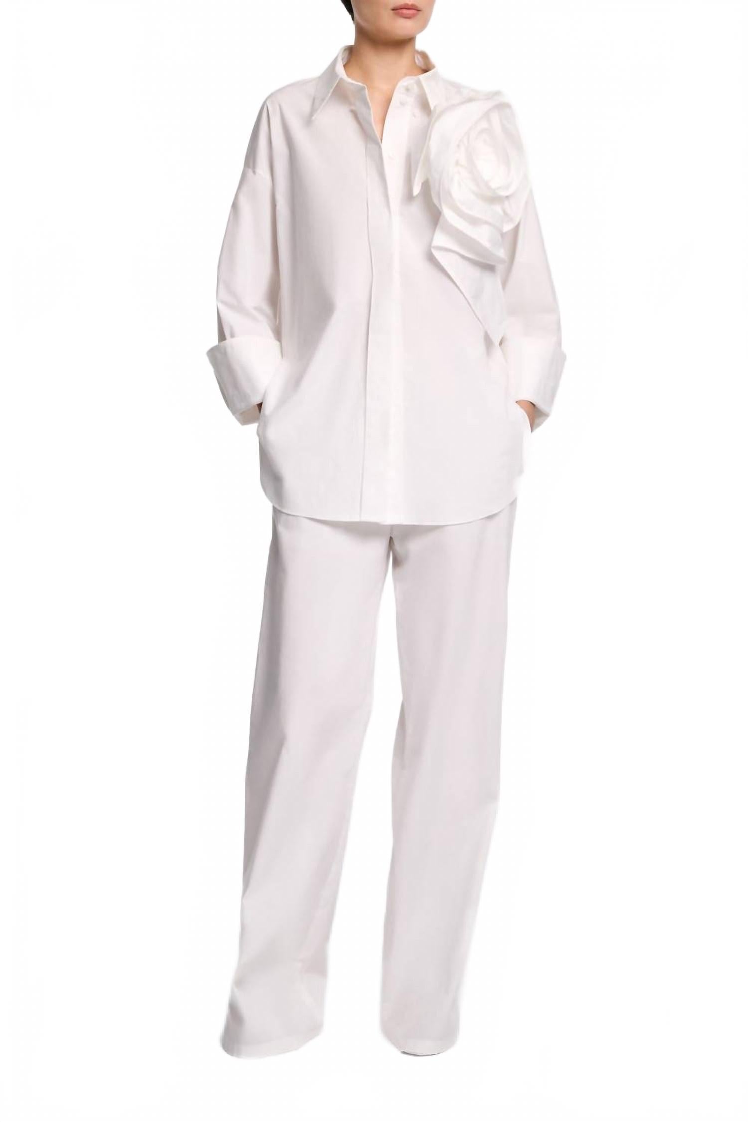 Популиновые брюки Power в чистом белом DOROTHEE SCHUMACHER
Популиновые брюки Power в чистом белом DOROTHEE SCHUMACHER