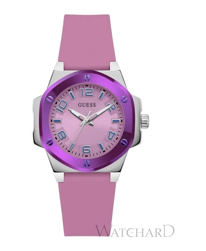 Женские наручные часы 38 мм силиконовый браслет gw0556l1 Guess, фиолетовый
Женские наручные часы 38 мм силиконовый браслет gw0556l1 Guess, фиолетовый