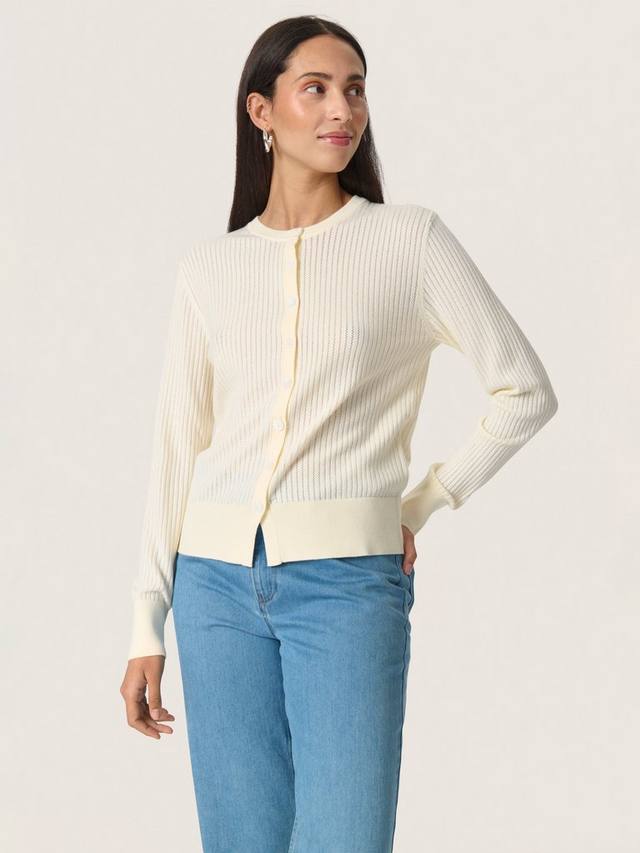 Вязаный кардиган из колючего ребра Soaked In Luxury, цвет Whisper White
Вязаный кардиган из колючего ребра Soaked In Luxury, цвет Whisper White