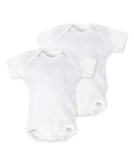 Комплект из 2 белых детских боди из хлопка с короткими рукавами Cambrass, белый
Комплект из 2 белых детских боди из хлопка с короткими рукавами Cambrass, белый