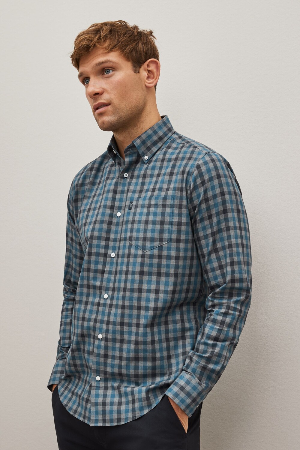 Рубашка-Оксфорд на пуговицах которую легко гладить Next, серый
Рубашка-Оксфорд на пуговицах которую легко гладить Next, серый