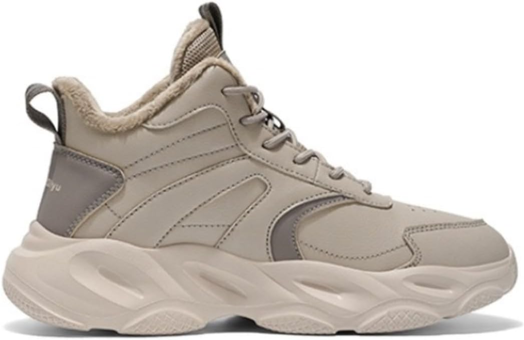 Мужские зимние кожаные кроссовки - утепленные повседневные туфли с резиновой подошвой, удобные шнурованные прогулочные туфли для ежедневной носки (белые, черные, хаки) Azttoztto
Мужские зимние кожаные кроссовки - утепленные повседневные туфли с резиновой подошвой, удобные шнурованные прогулочные туфли для ежедневной носки (белые, черные, хаки) Azttoztto