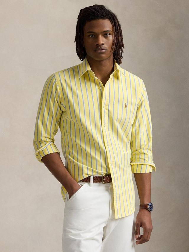 Поло из хлопка Custom Fit Oxford Ralph Lauren, Yellow/Blue
Поло из хлопка Custom Fit Oxford Ralph Lauren, Yellow/Blue