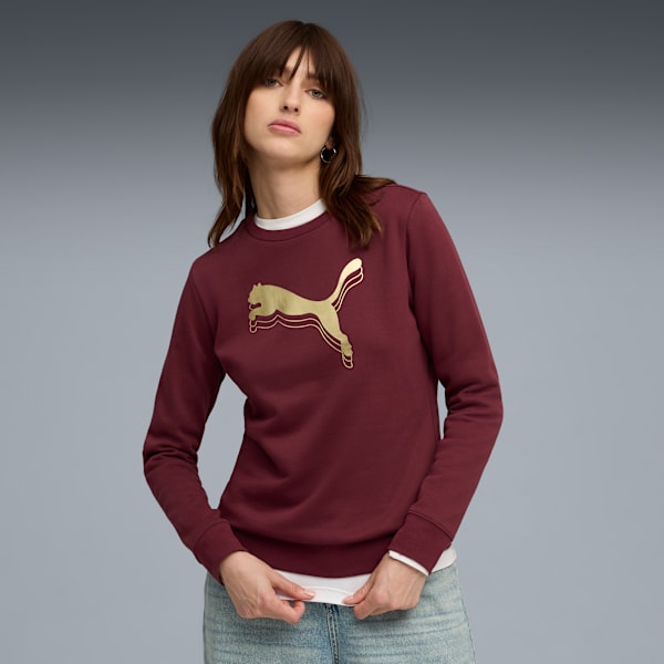 Женская толстовка с круглым вырезом Puma Essentials Metallic, красный
Женская толстовка с круглым вырезом Puma Essentials Metallic, красный