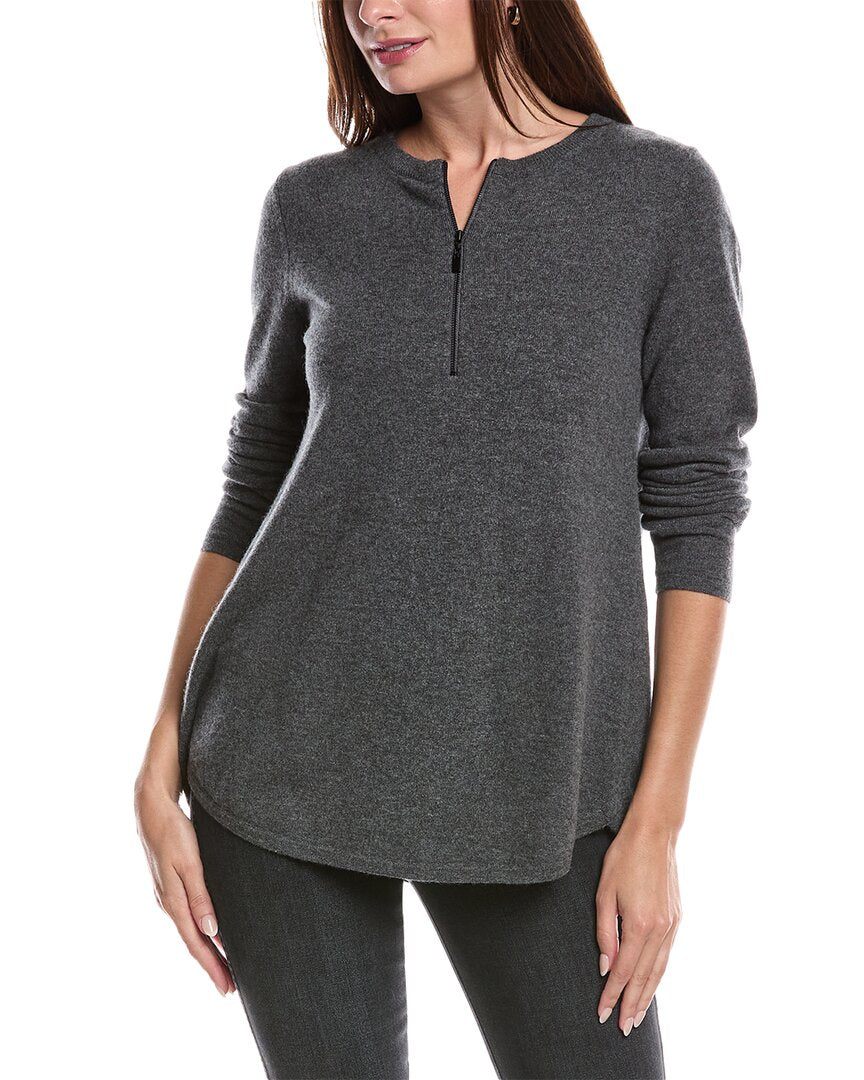 Форте Кашемир Свитер с Застежкой на Четверть и Складками на Спине Forte Cashmere, серый
Форте Кашемир Свитер с Застежкой на Четверть и Складками на Спине Forte Cashmere, серый