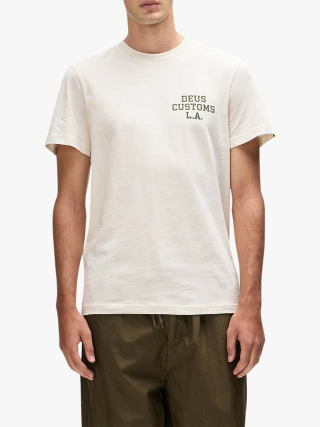 Футболка Quickbeak из хлопка Deus ex Machina, Vintage White
Футболка Quickbeak из хлопка Deus ex Machina, Vintage White