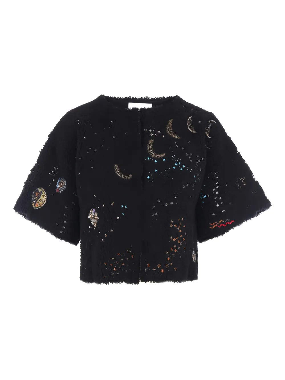Жакет с короткими рукавами и вышивкой VALENTINO GARAVANI, черный
Жакет с короткими рукавами и вышивкой VALENTINO GARAVANI, черный