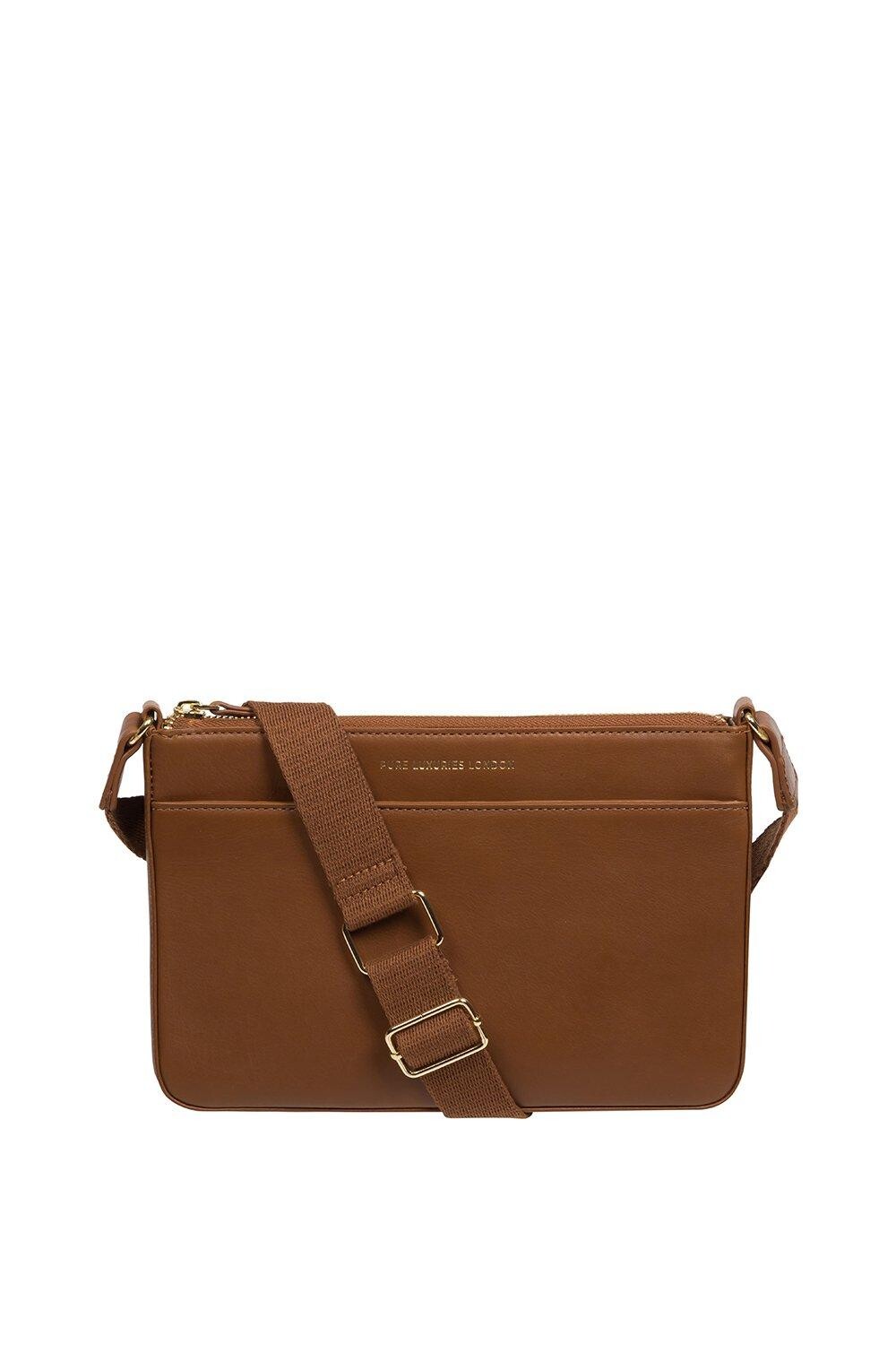 Сумка через плечо 'Raye' из кожи наппа Pure Luxuries London, коричневый
Сумка через плечо 'Raye' из кожи наппа Pure Luxuries London, коричневый