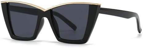 Модные солнцезащитные очки 2027 года для женщин и мужчин, винтажные очки, женские солнцезащитные очки с защитой от УФ-излучения UV400, трендовые солнцезащитные очки MTZJH, C1 Black
Модные солнцезащитные очки 2027 года для женщин и мужчин, винтажные очки, женские солнцезащитные очки с защитой от УФ-излучения UV400, трендовые солнцезащитные очки MTZJH, C1 Black