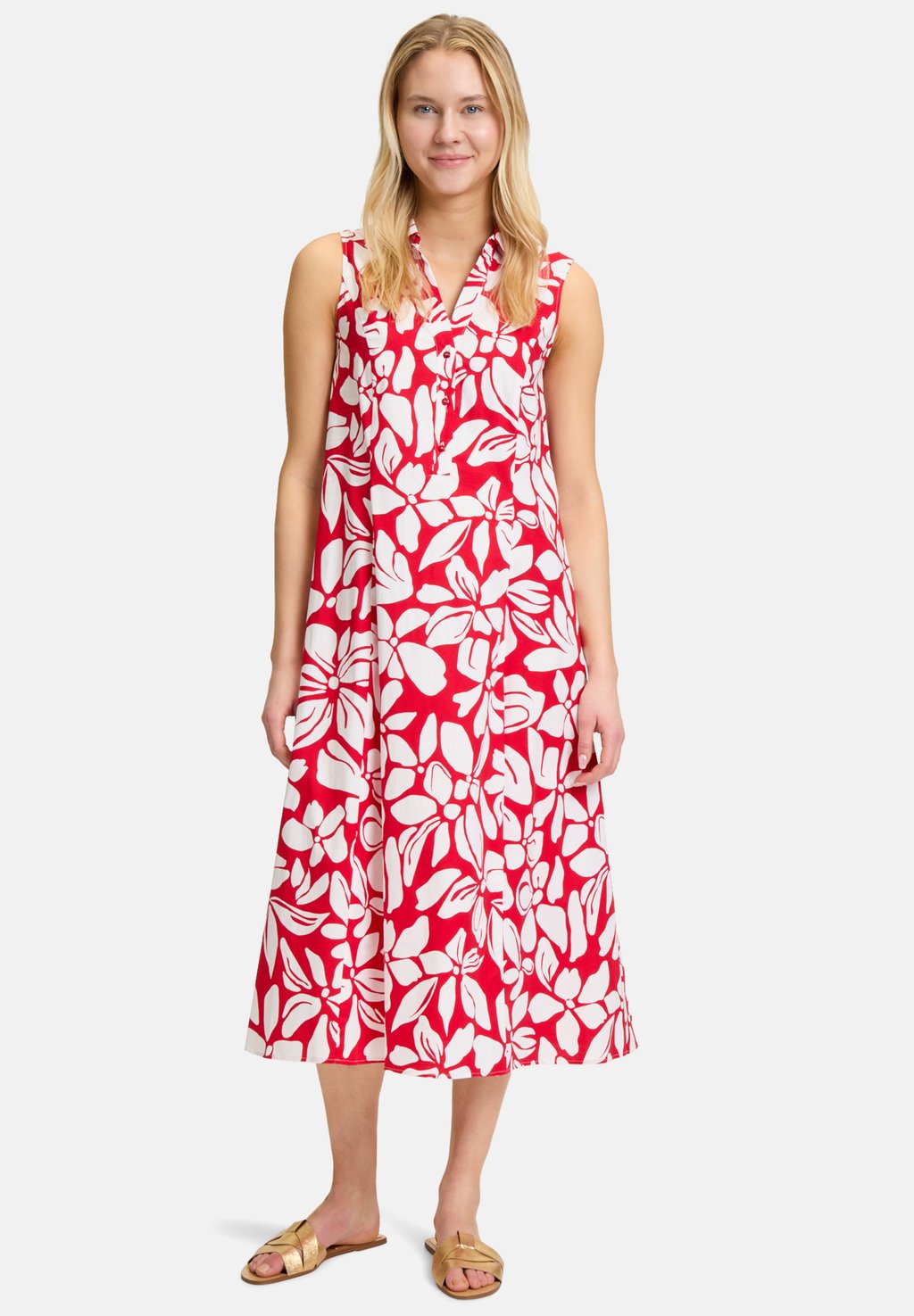 Платье-рубашка MIT KNOPFLEISTE Vera Mont, красный
Платье-рубашка MIT KNOPFLEISTE Vera Mont, красный