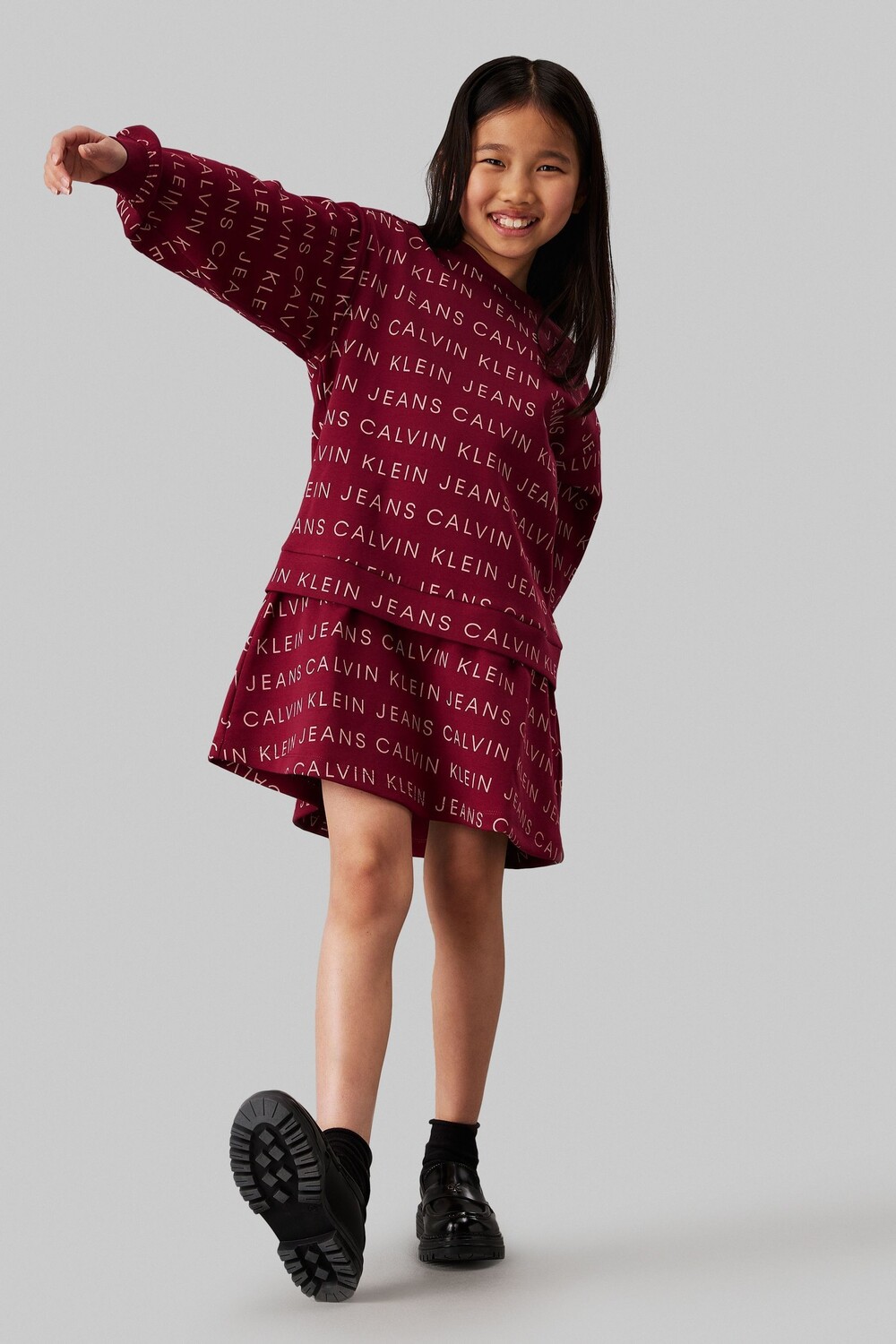 Платье из флиса с логотипом и длинными рукавами Calvin Klein, красный
Платье из флиса с логотипом и длинными рукавами Calvin Klein, красный