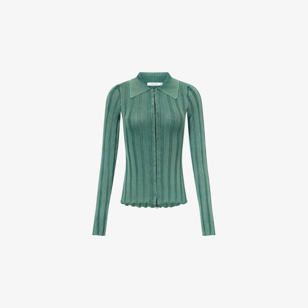 Кардиган Daily Paper с рубчиком, зеленый
Кардиган Daily Paper с рубчиком, зеленый