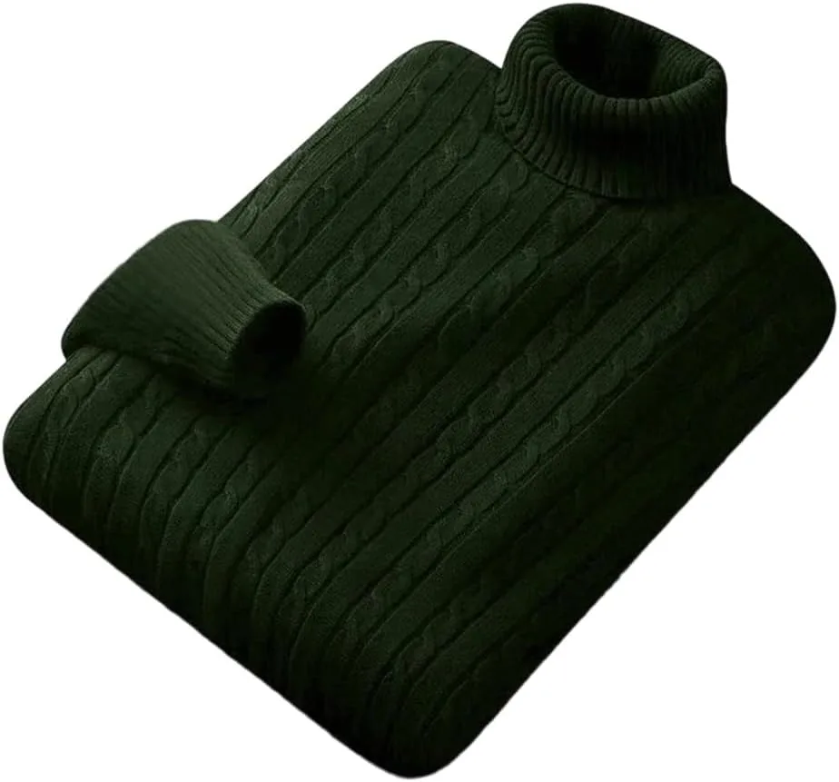 Мужской зимний водолазка толстый свитер Casual Turtle Neck однотонный теплый облегающий
Мужской зимний водолазка толстый свитер Casual Turtle Neck однотонный теплый облегающий