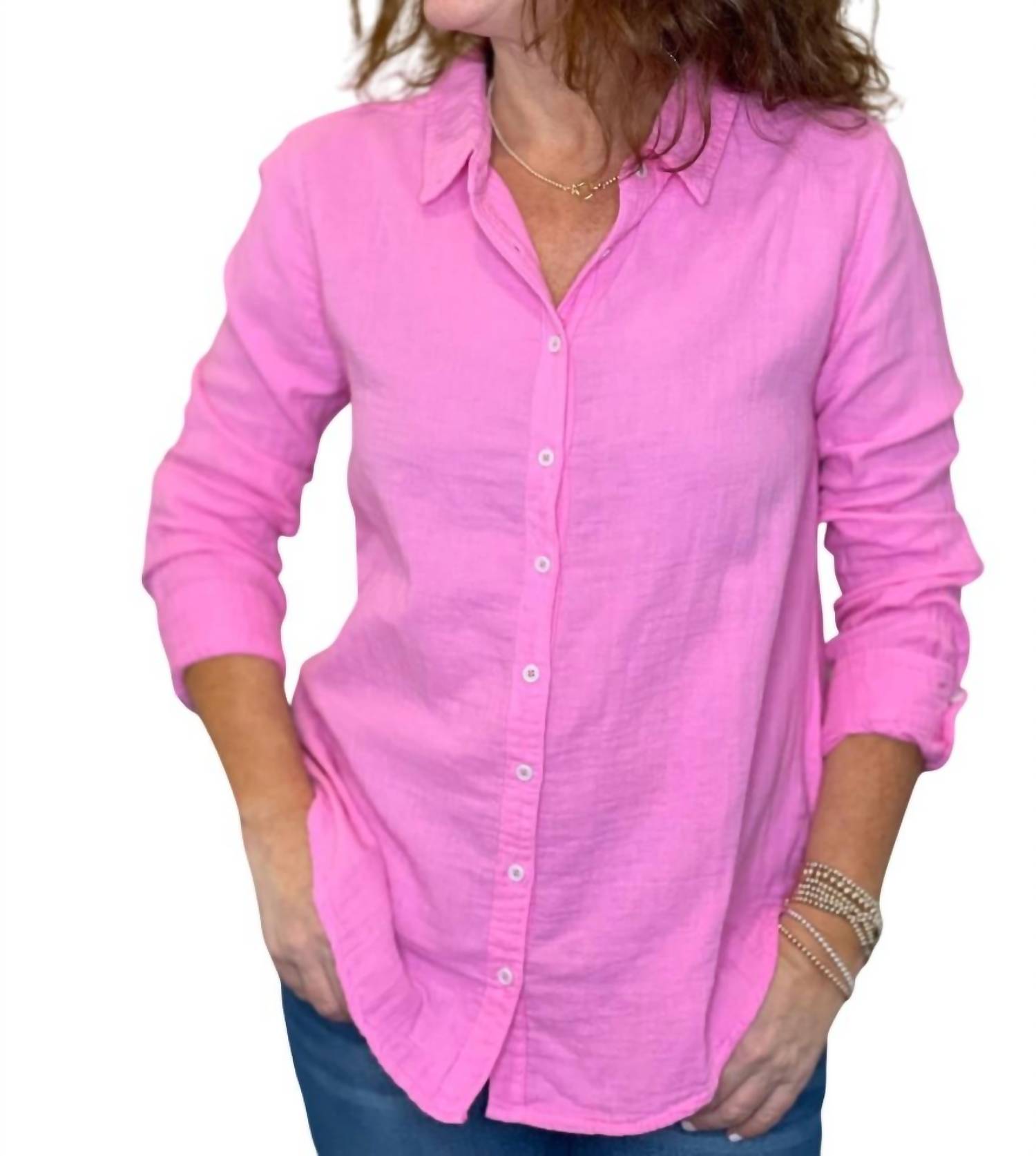 Рубашка Taylor из марли в розовой вилле Dylan
Рубашка Taylor из марли в розовой вилле Dylan