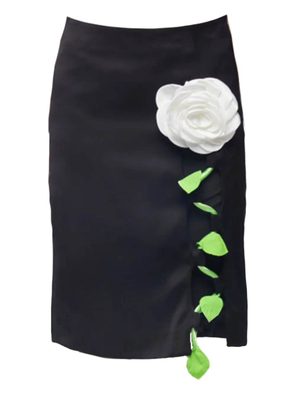 Юбка с цветочной вышивкой Vivetta, черный
Юбка с цветочной вышивкой Vivetta, черный