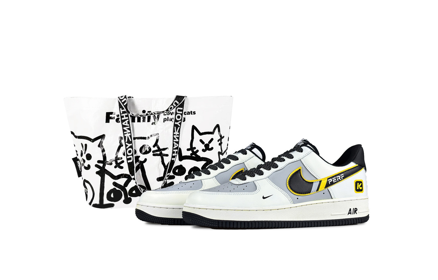 Кроссовки Nike Air Force 1 Millet Park устойчивые к истиранию низкие для скейтбординга унисекс черно-белые Xiaomi Paradise, цвет Xiaomi Paradise (Shopping Bag)
Кроссовки Nike Air Force 1 Millet Park устойчивые к истиранию низкие для скейтбординга унисекс черно-белые Xiaomi Paradise, цвет Xiaomi Paradise (Shopping Bag)