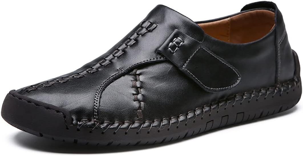 Мужские кожаные повседневные лоферы с пряжкой, регулируемые винтажные туфли, деловые броги, комфортные спортивные мокасины для ходьбы Asifn, черный
Мужские кожаные повседневные лоферы с пряжкой, регулируемые винтажные туфли, деловые броги, комфортные спортивные мокасины для ходьбы Asifn, черный