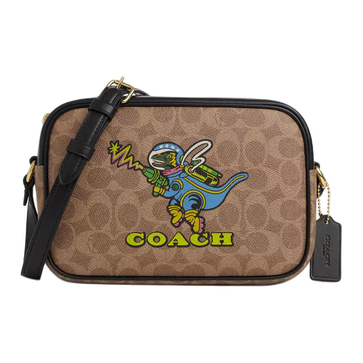 COACH Сумка через плечо из прорезиненной ткани среднего размера
COACH Сумка через плечо из прорезиненной ткани среднего размера