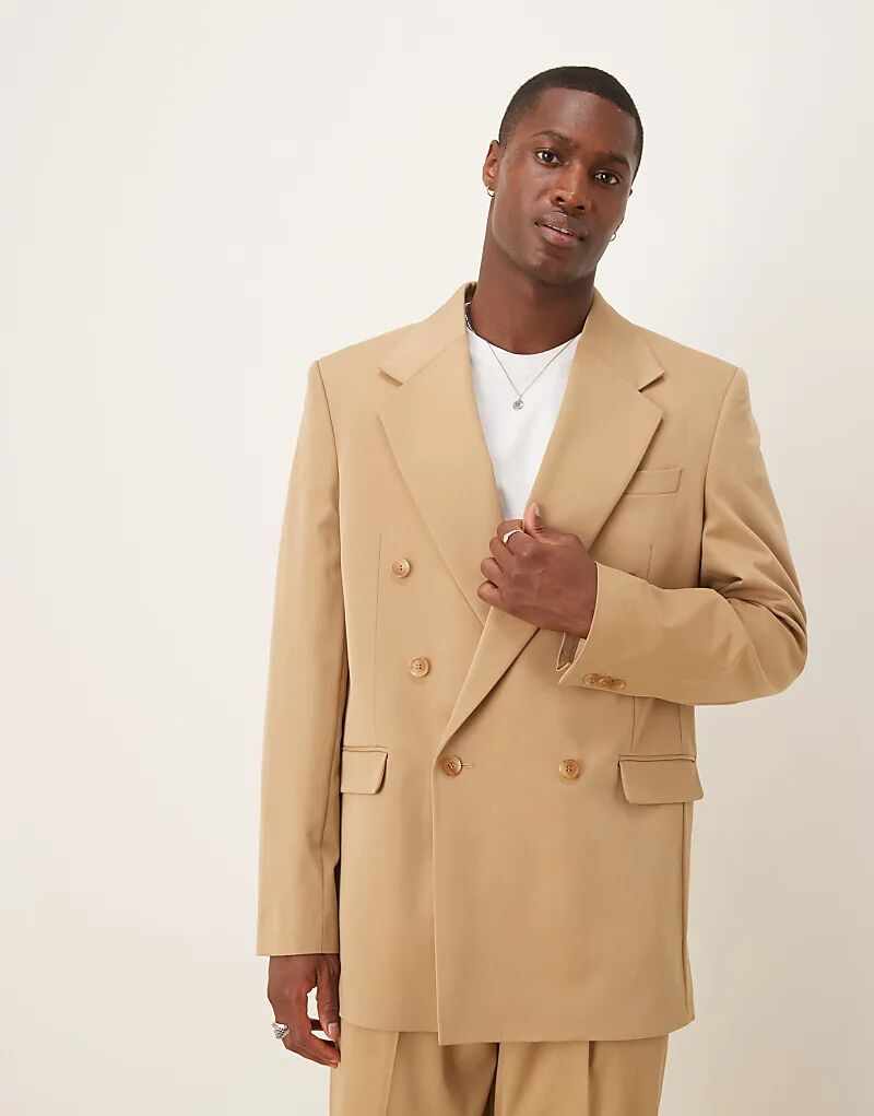 Свободный удлиненный пиджак ASOS DESIGN цвета верблюжьей шерсти
Свободный удлиненный пиджак ASOS DESIGN цвета верблюжьей шерсти