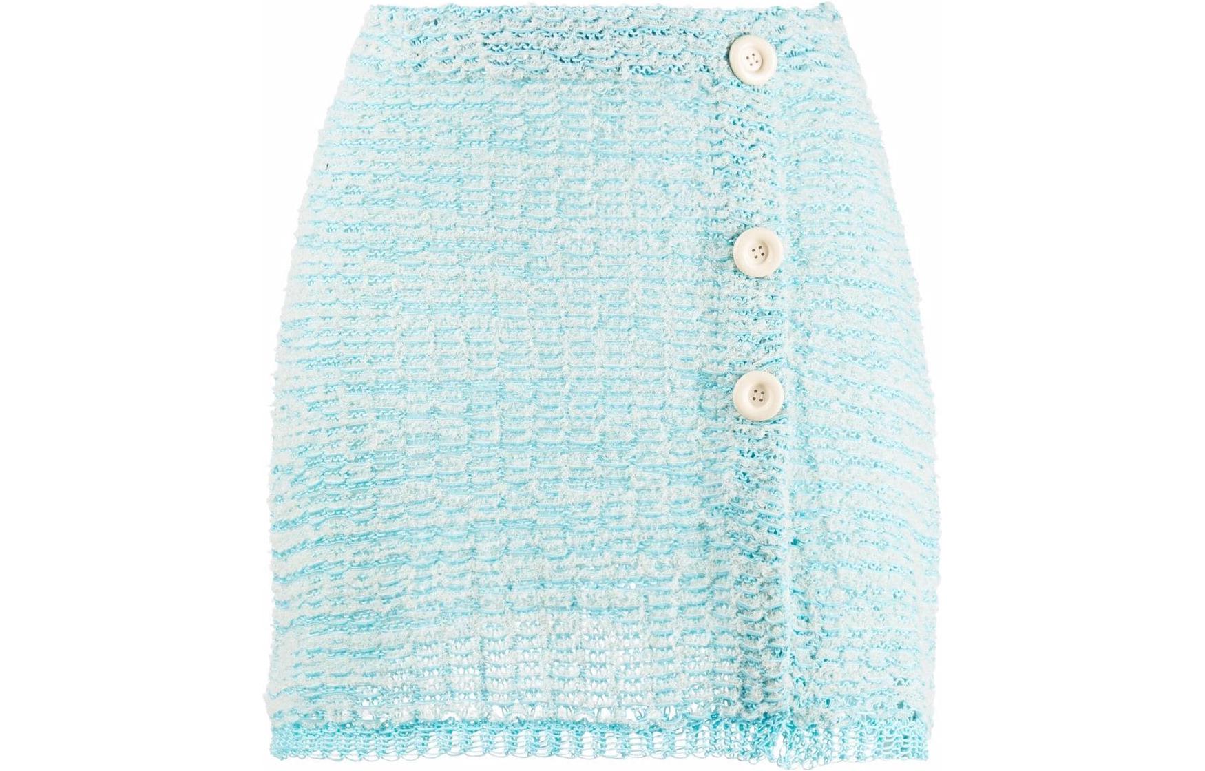 Повседневная короткая юбка Women's Acne Studios, синяя
Повседневная короткая юбка Women's Acne Studios, синяя