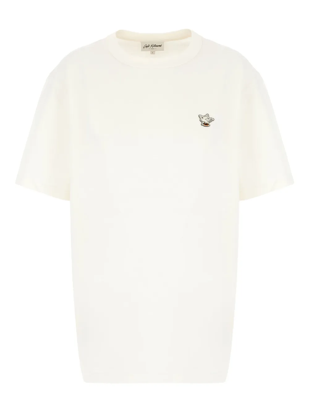 Футболка с вышивкой Maison Kitsuné, белый
Футболка с вышивкой Maison Kitsuné, белый