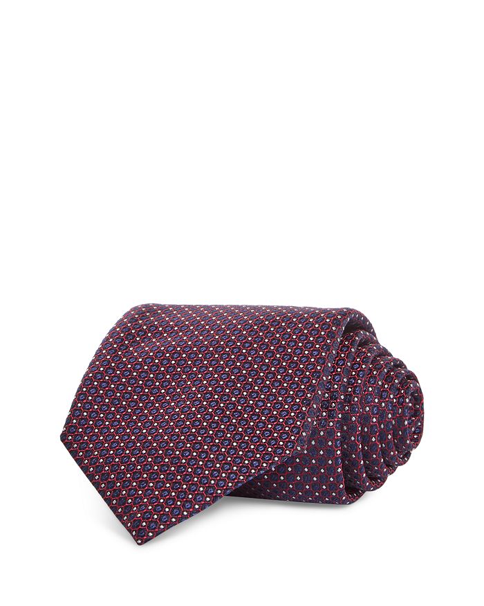 Шелковый классический галстук с геометрическим узором Canali, красный
Шелковый классический галстук с геометрическим узором Canali, красный