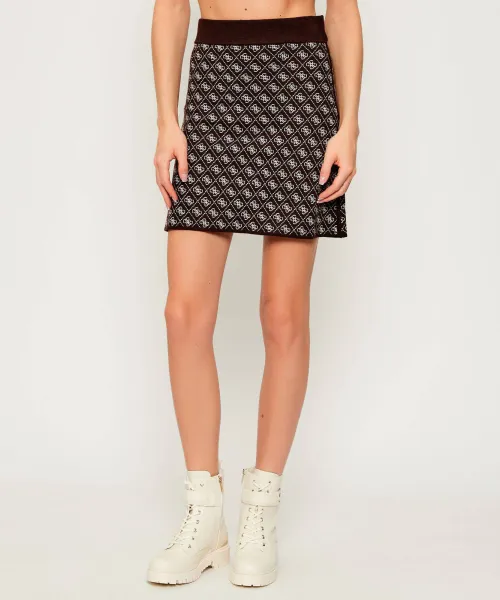 Юбка Обри Guess Jeans, коричневый 
Юбка Обри Guess Jeans, коричневый