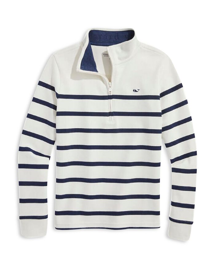 Свитер с бретонской полоской для мальчиков на молнии с четвертью — Little Kid, Big Kid Vineyard Vines, синий
Свитер с бретонской полоской для мальчиков на молнии с четвертью — Little Kid, Big Kid Vineyard Vines, синий