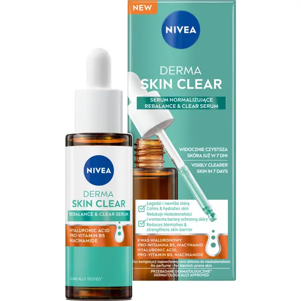 Регенерирующая сыворотка для лица, 30 мл Nivea Derma skin
Регенерирующая сыворотка для лица, 30 мл Nivea Derma skin