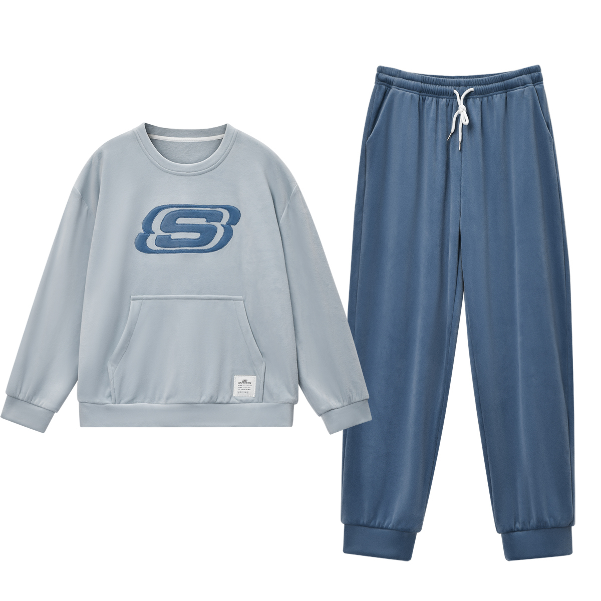 Skechers Пижамный комплект мужской светло-голубой
Skechers Пижамный комплект мужской светло-голубой