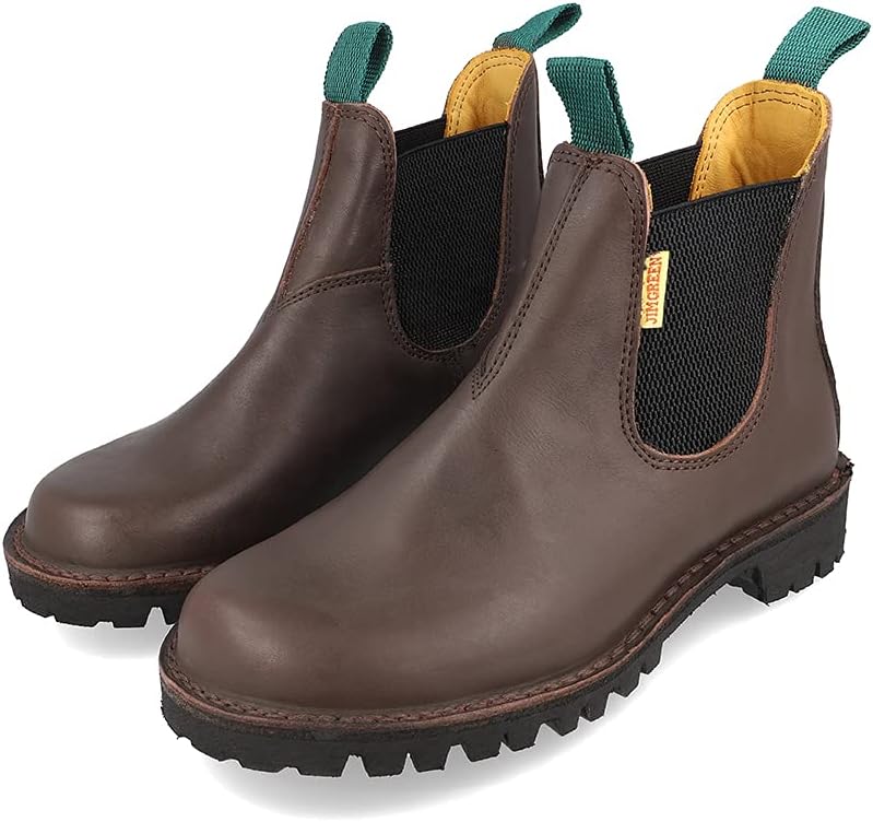 Ботинки Jim Green Mens Stockman Slip On водоотталкивающие, из кожи с полной фактурой, для работы или повседневной носки, коричневый
Ботинки Jim Green Mens Stockman Slip On водоотталкивающие, из кожи с полной фактурой, для работы или повседневной носки, коричневый