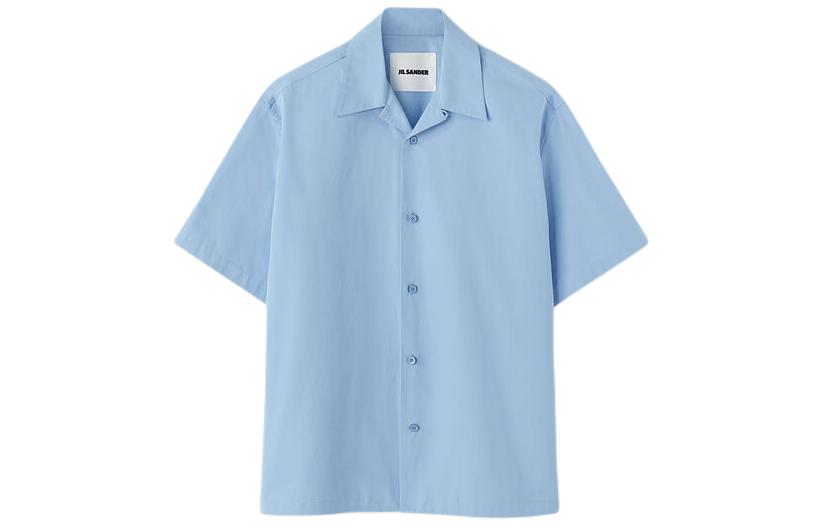 Рубашка с коротким рукавом и вырезом на воротнике JIL SANDER, синий
Рубашка с коротким рукавом и вырезом на воротнике JIL SANDER, синий