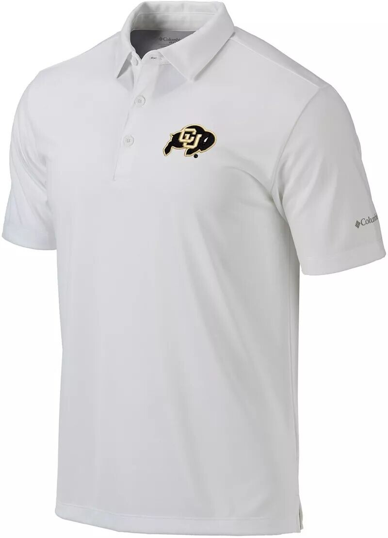 Мужская рубашка-поло Columbia Colorado Buffaloes белого цвета Drive Performance
Мужская рубашка-поло Columbia Colorado Buffaloes белого цвета Drive Performance