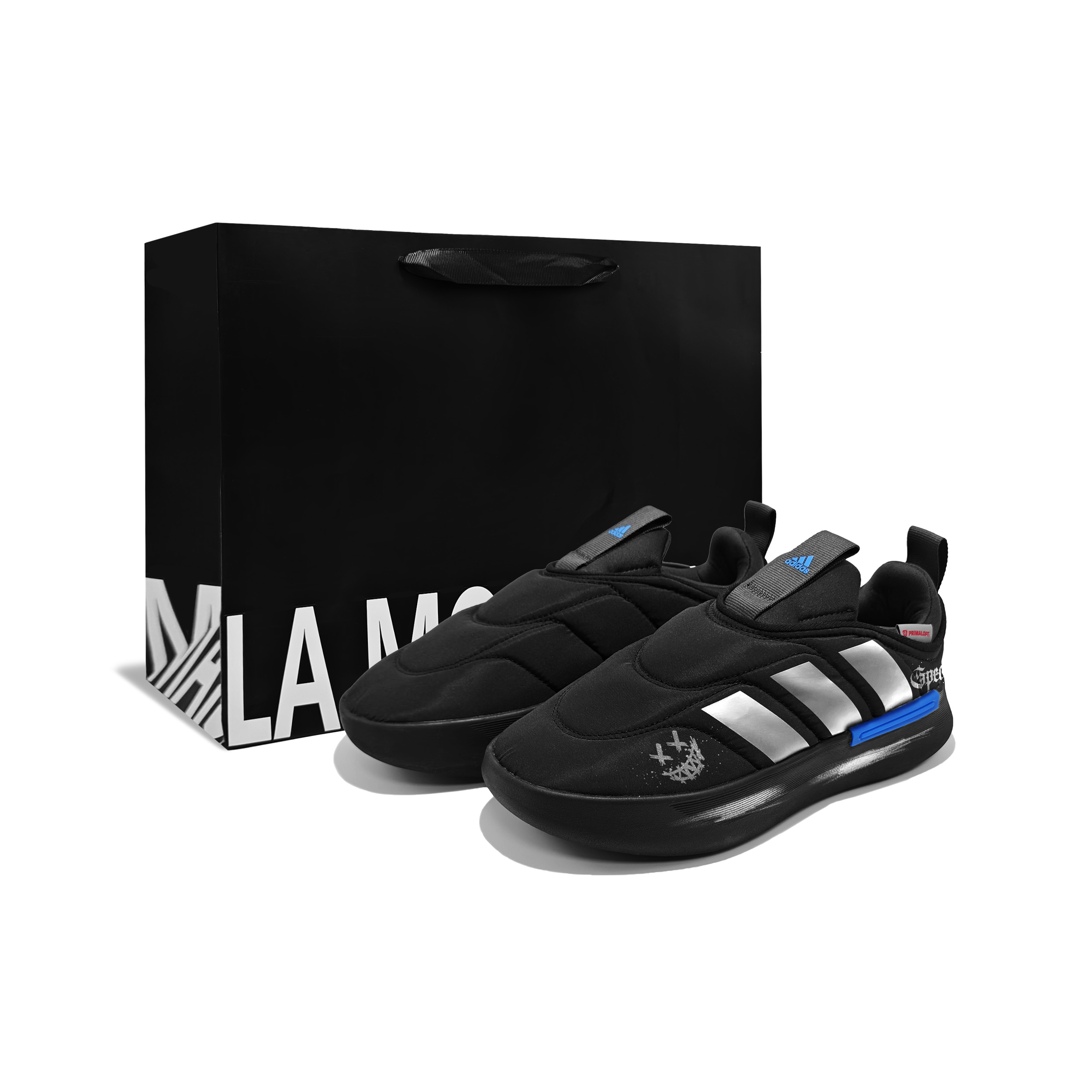 Adipuff American Graffiti, Part II, обувь с тканевой амортизацией, устойчивая к истиранию и скольжению, низкие кроссовки для повседневной носки Adidas, черный
Adipuff American Graffiti, Part II, обувь с тканевой амортизацией, устойчивая к истиранию и скольжению, низкие кроссовки для повседневной носки Adidas, черный