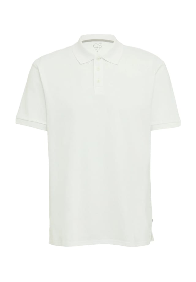 Хлопковая рубашка-поло Qs, белый
Хлопковая рубашка-поло Qs, белый