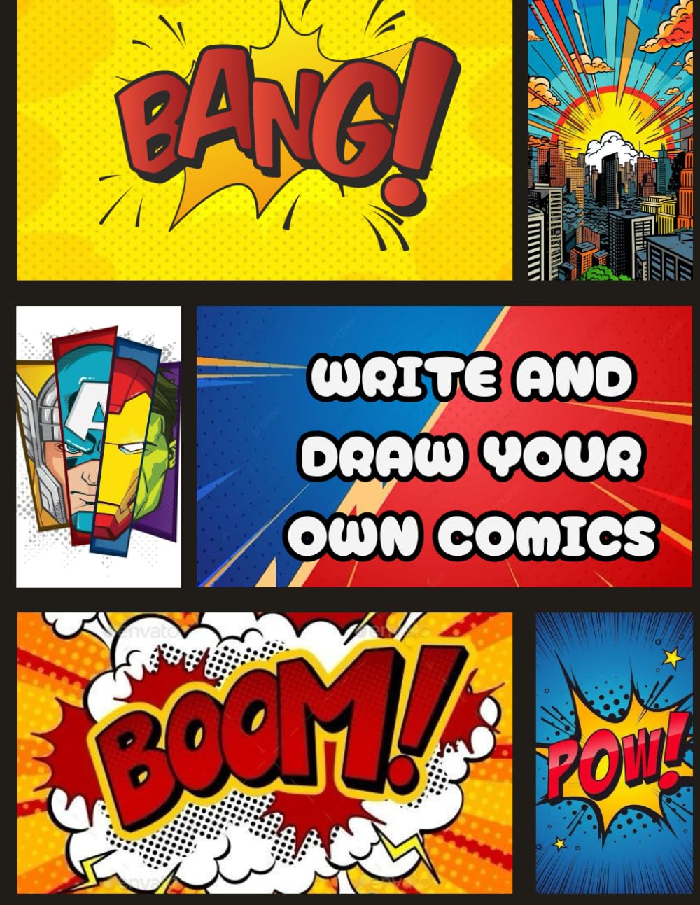 Blank Comic Book: Create your own comic book (Independently published)
Blank Comic Book: Create your own comic book (Independently published)