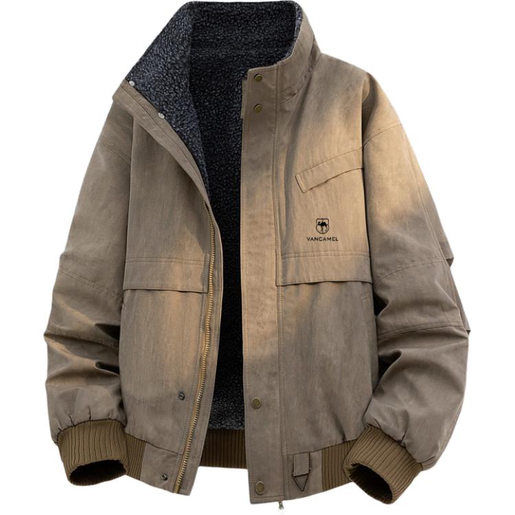 Пуховик Unisex Stand Collar Thickened Cargo VanCamel, темно-хаки
Пуховик Unisex Stand Collar Thickened Cargo VanCamel, темно-хаки