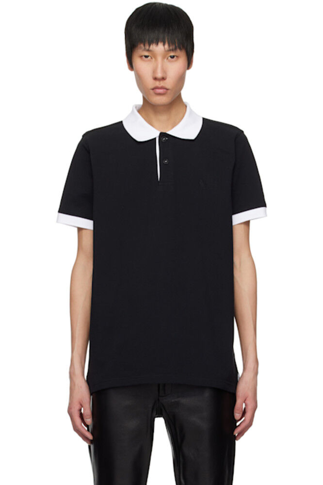 Черная вышитая рубашка-поло Ernest W. Baker
Черная вышитая рубашка-поло Ernest W. Baker