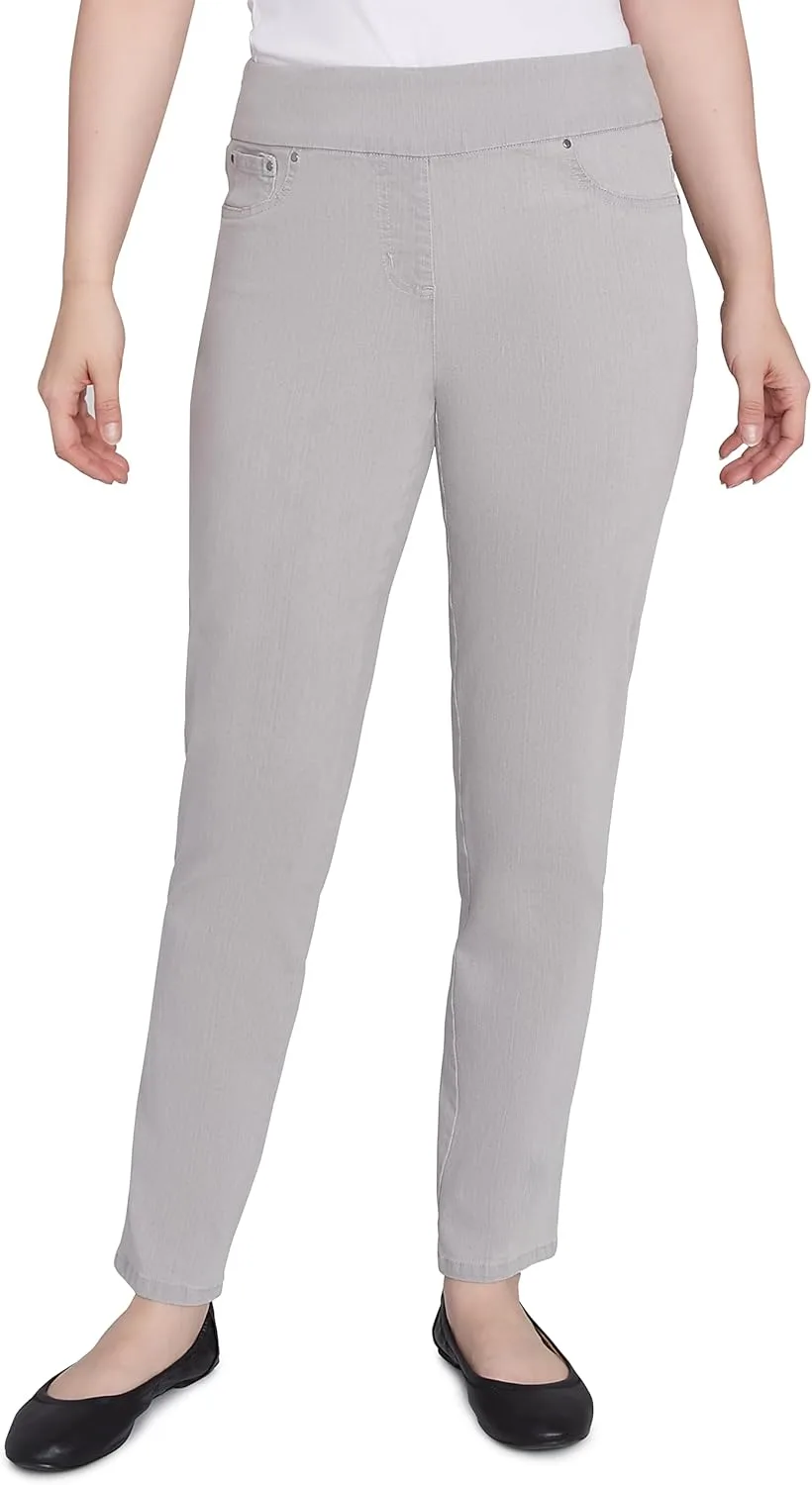 Ruby Rd. Женские джинсы Mid-Rise Pull-on Straight Extra Stretch
Ruby Rd. Женские джинсы Mid-Rise Pull-on Straight Extra Stretch