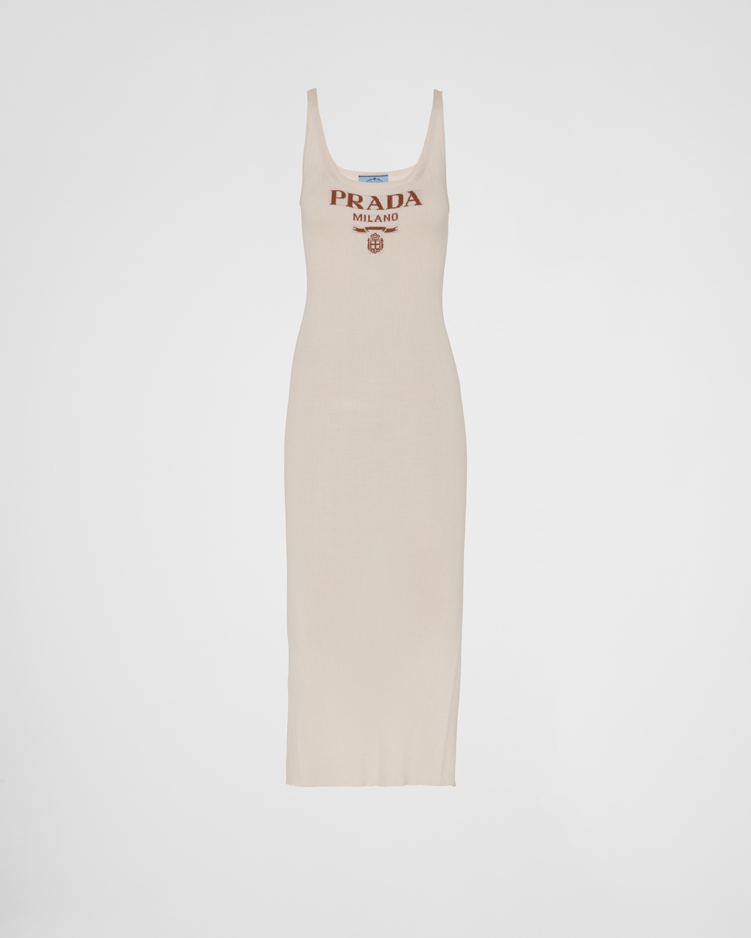 Шелковое платье Prada, белый
Шелковое платье Prada, белый