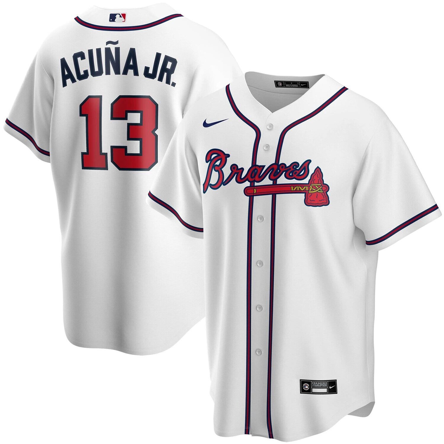 Мужская белая футболка с именем Рональда Акуна-младшего Atlanta Braves Home, реплика имени игрока Nike, Белый, Мужская белая футболка с именем Рональда Акуна-младшего Atlanta Braves Home, реплика имени игрока Nike
Мужская белая футболка с именем Рональда Акуна-младшего Atlanta Braves Home, реплика имени игрока Nike, Белый, Мужская белая футболка с именем Рональда Акуна-младшего Atlanta Braves Home, реплика имени игрока Nike