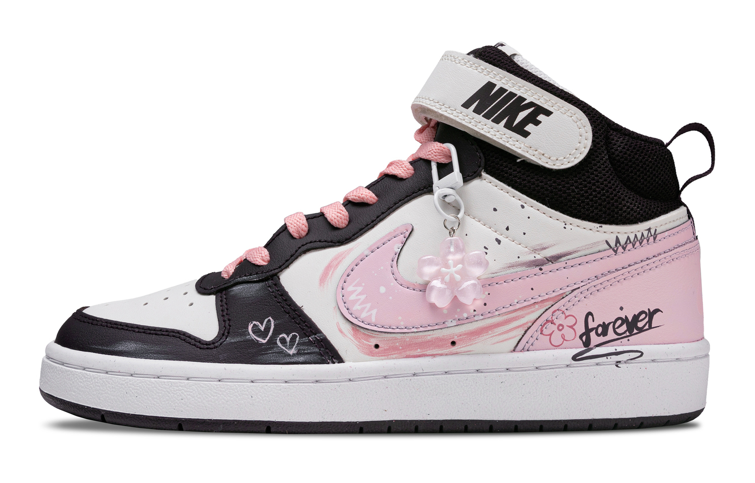 Nike Court Borough 2 Peach Spirit с кожаной амортизацией, баланс, противоскользящие высокие детские скейтборд-кроссовки Pink
Nike Court Borough 2 Peach Spirit с кожаной амортизацией, баланс, противоскользящие высокие детские скейтборд-кроссовки Pink