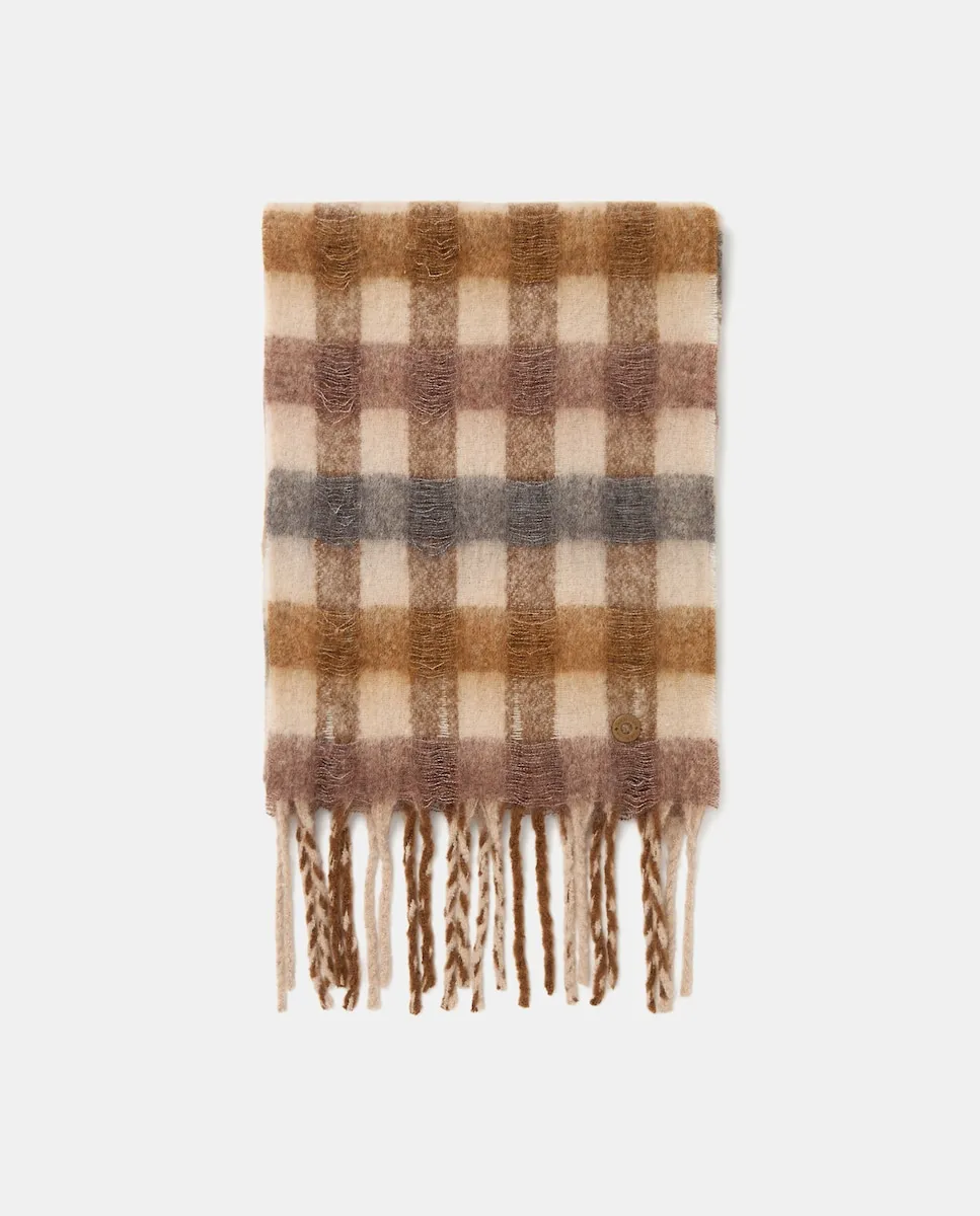 Шарф в клетку с цветами Jo & Mr. Joe
Шарф в клетку с цветами Jo & Mr. Joe