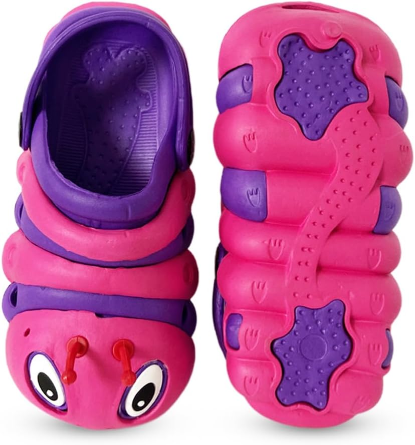 Детские сабо NORTY - Веселые детские сабо с удобным задним ремешком - Обувь-гусеница для детей - Игровая обувь в виде жуков, пурпурный
Детские сабо NORTY - Веселые детские сабо с удобным задним ремешком - Обувь-гусеница для детей - Игровая обувь в виде жуков, пурпурный